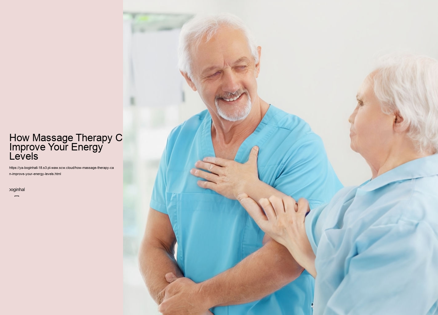 How Massage Therapy Can Improve Your Energy Levels